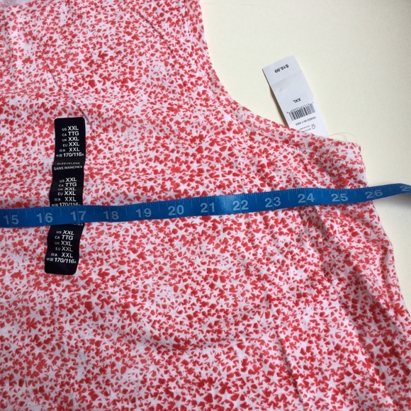 Cute Gap flare top w/ red and white star print XXL - Picture 6 of 10